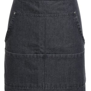 Lühike teksapõll, must denim