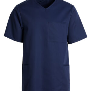 Ristkaelusega meditsiini tuunika Comfy Fit sarjast, Tencel, tumesinine