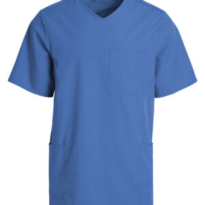 Ristkaelusega meditsiini tuunika Comfy Fit sarjast, Tencel, sinine