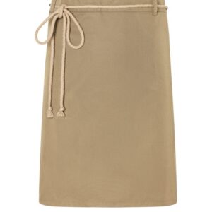 Jätkusuutlikust kangast nööridega lühike põll, beez