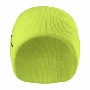 Kootud müts, fluorestseeruv kollane