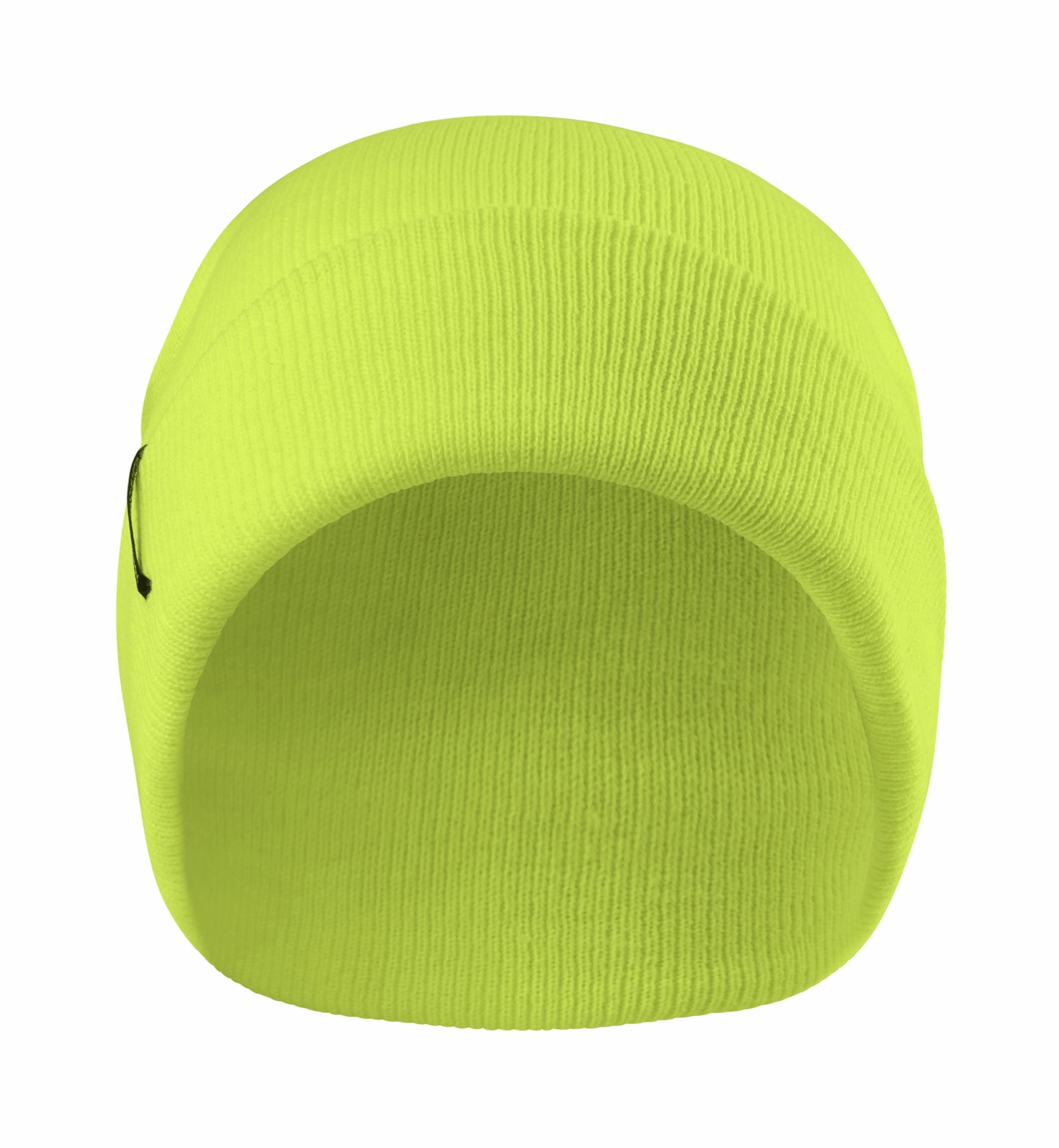 Kootud müts, fluorestseeruv kollane
