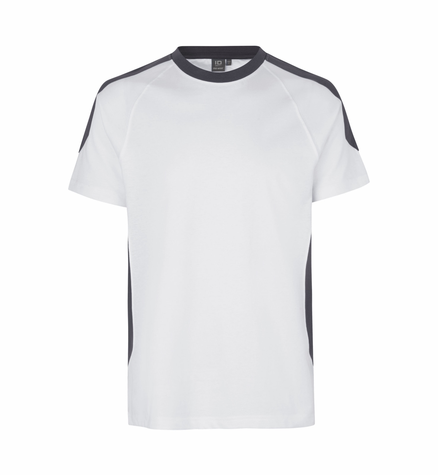 PRO Wear kontrastvärviga T-särk, valge