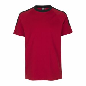 PRO Wear kontrastvärviga T-särk, punane