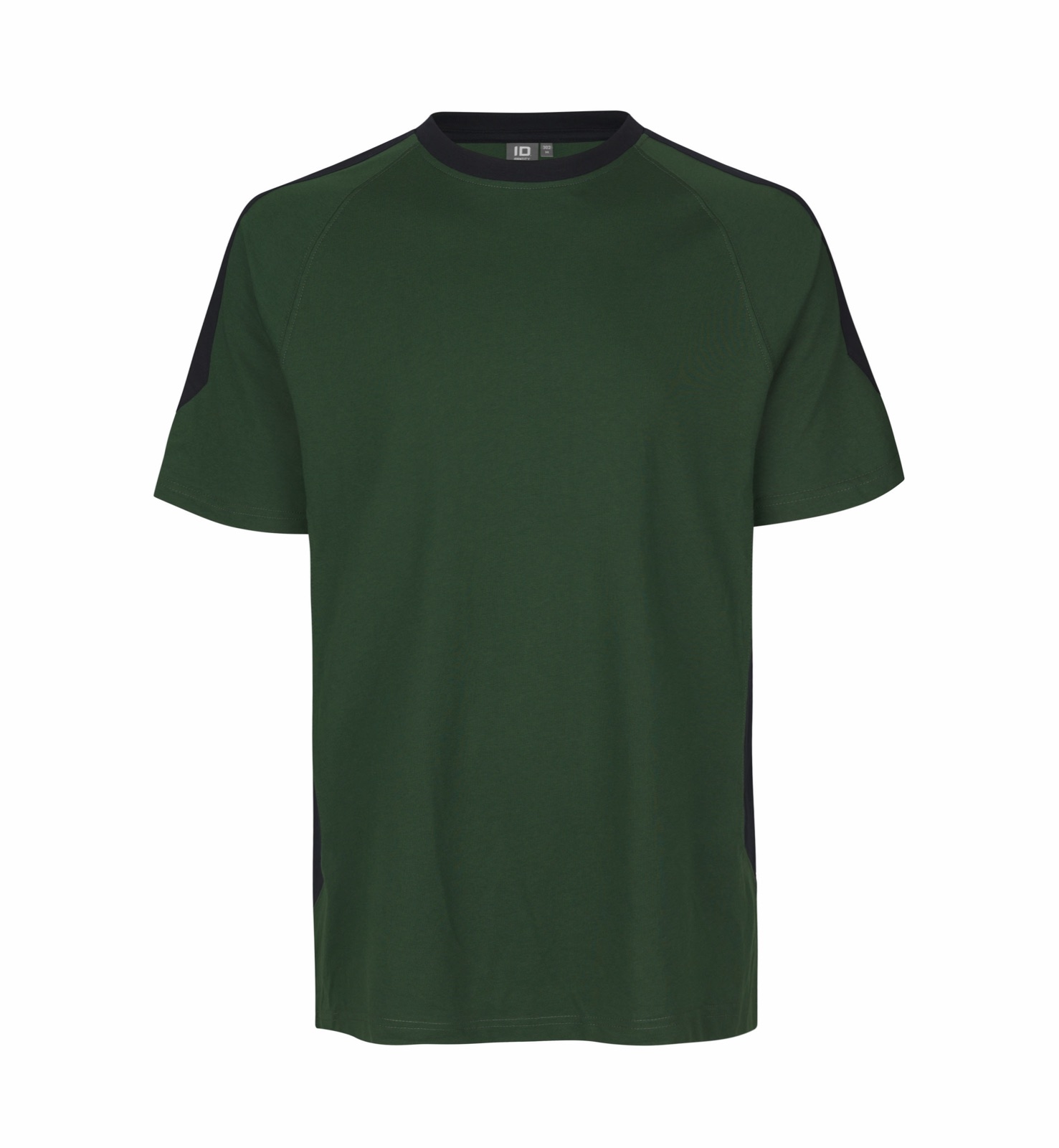 PRO Wear kontrastvärviga T-särk, pudeliroheline
