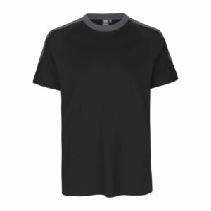 PRO Wear kontrastvärviga T-särk, must