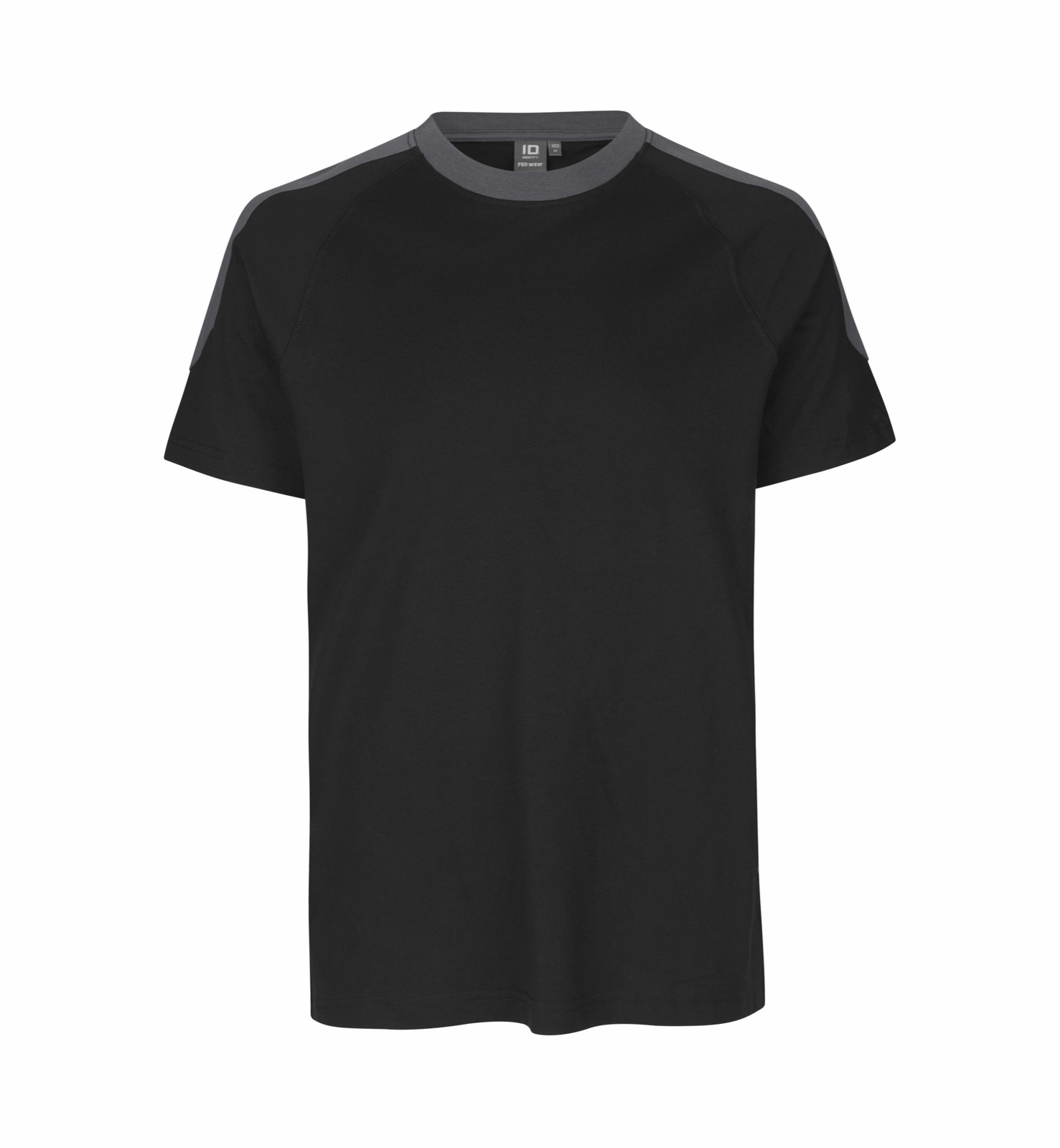 PRO Wear kontrastvärviga T-särk, must