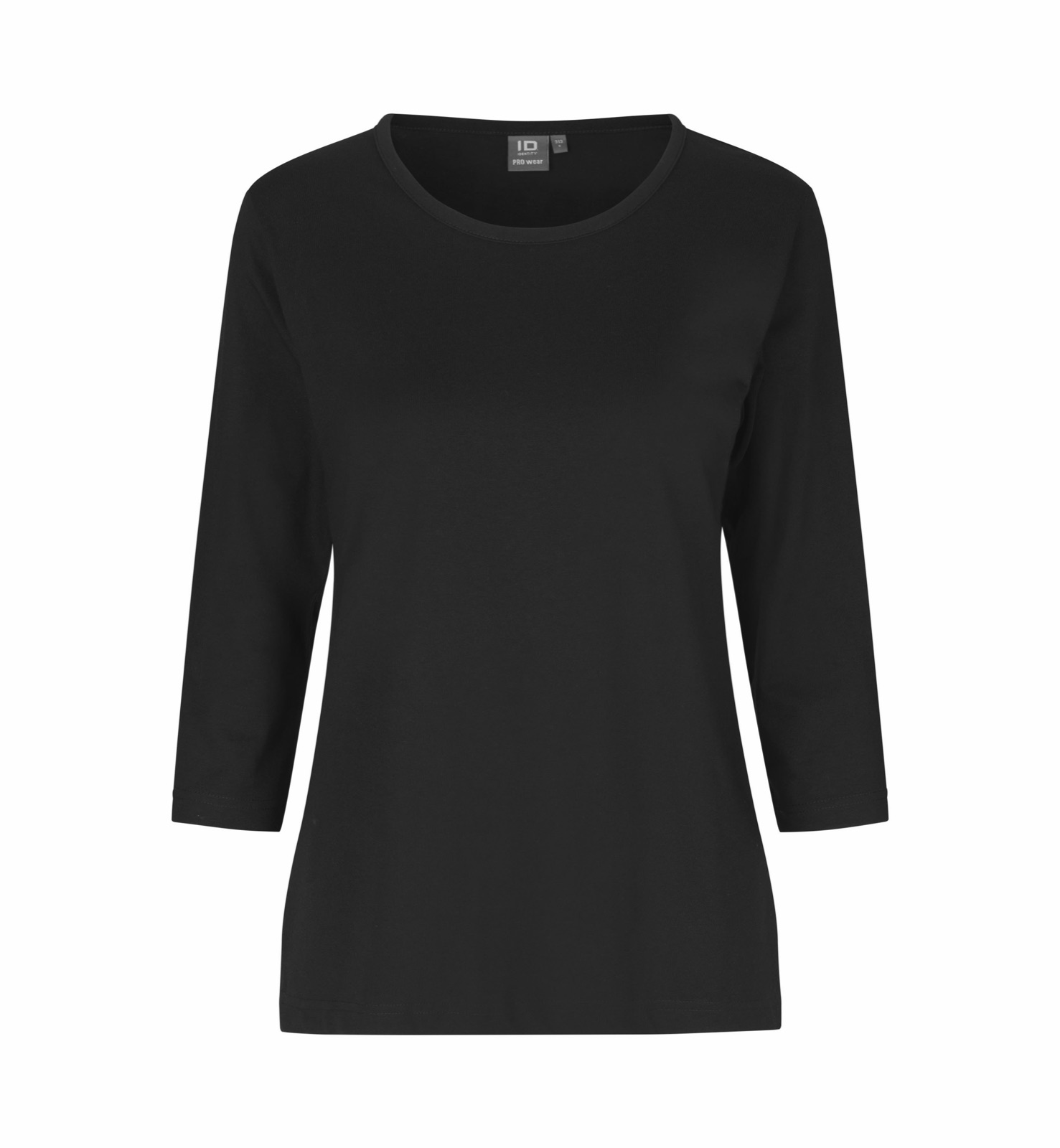 PRO Wear naiste ¾-varrukatega T-särk, must