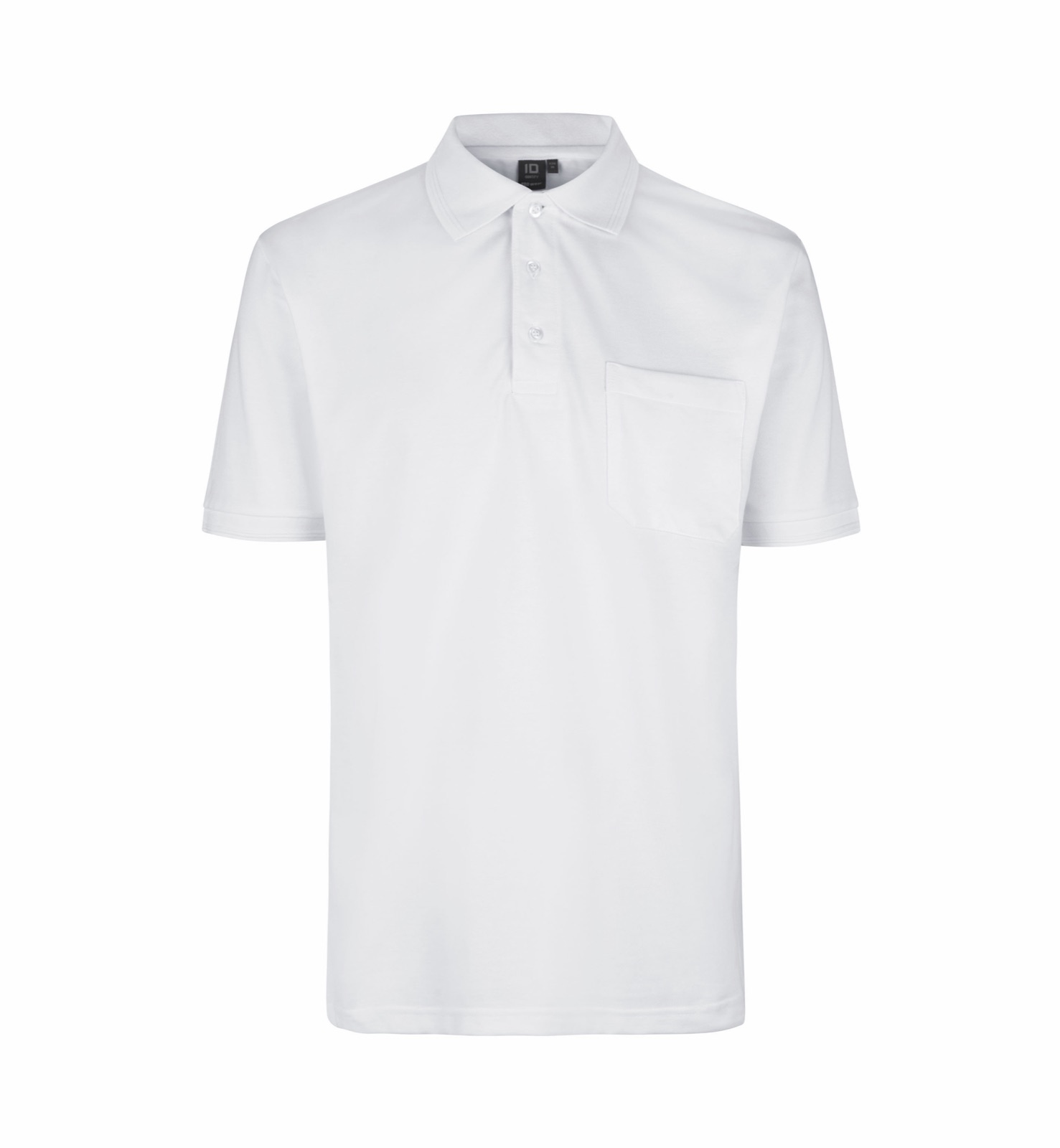 PRO Wear taskuga polosärk, valge