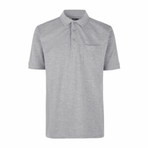 PRO Wear taskuga polosärk, hallmelanž