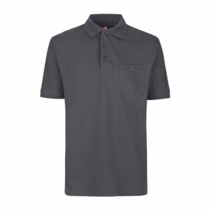 PRO Wear taskuga polosärk, hõbehall
