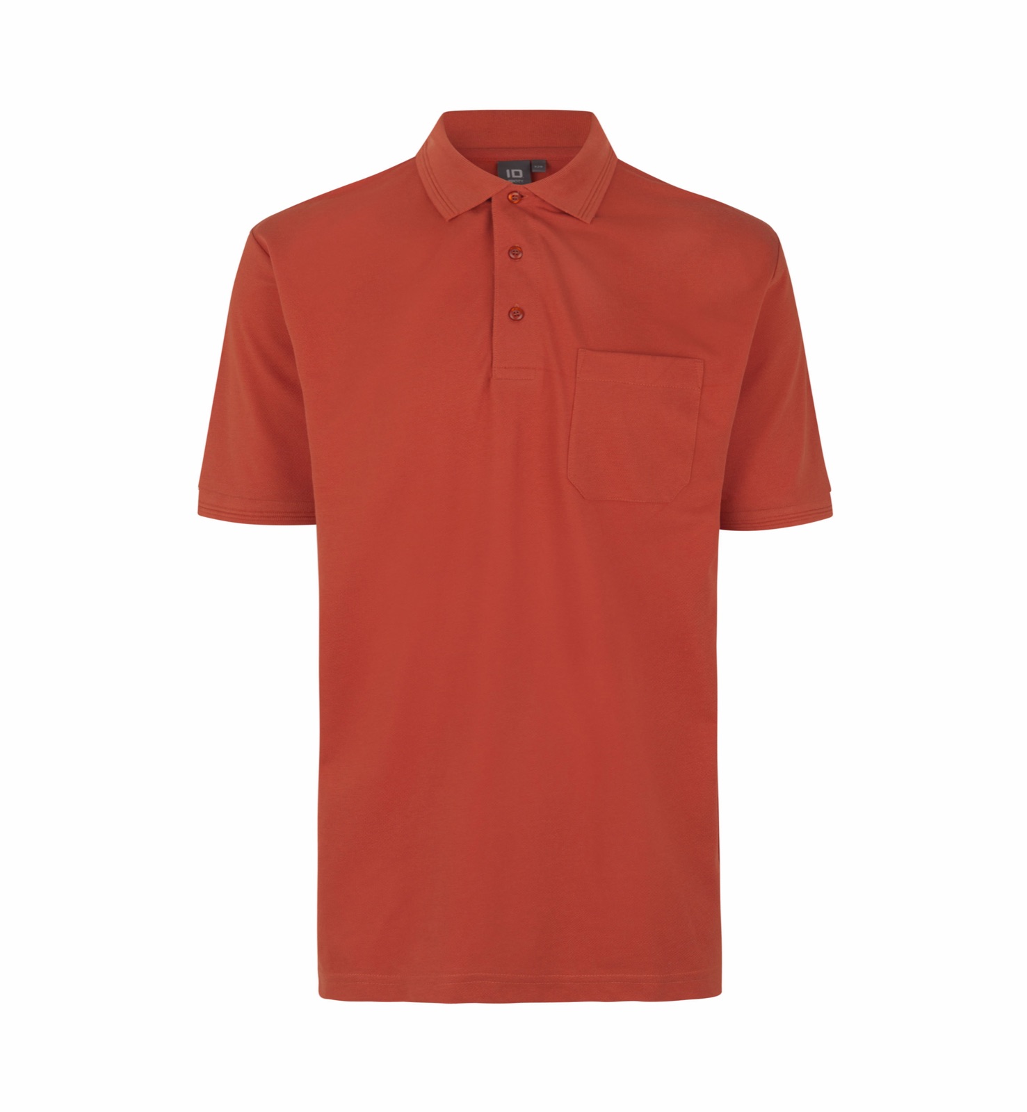 PRO Wear taskuga polosärk, korallpunane
