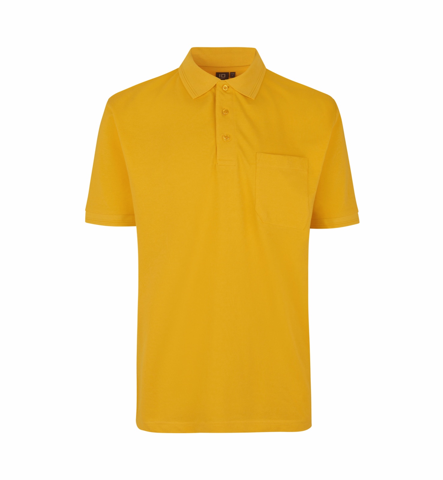 PRO Wear taskuga polosärk, kollane