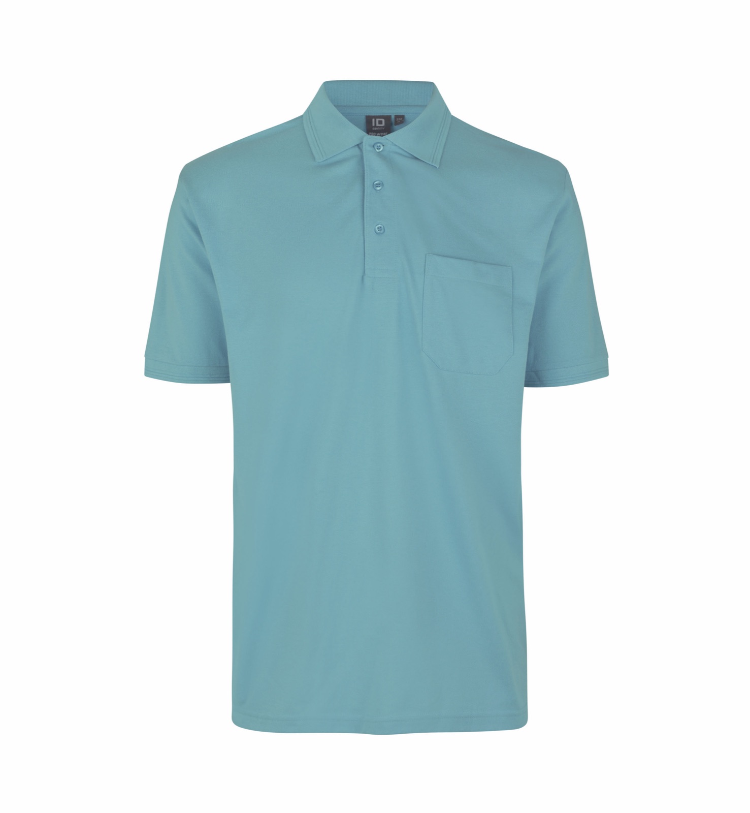 PRO Wear taskuga polosärk, tuhm akvamariin