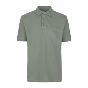 PRO Wear taskuga polosärk, tuhm roheline