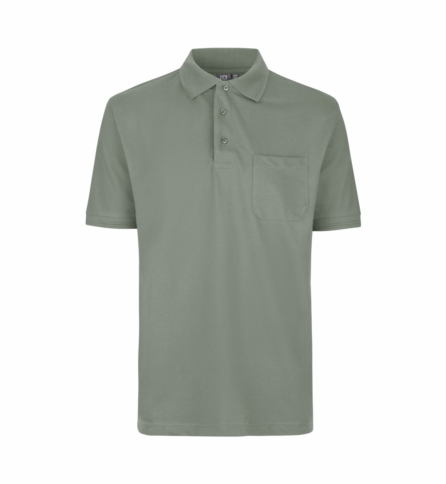 PRO Wear taskuga polosärk, tuhm roheline
