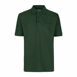 PRO Wear taskuga polosärk, pudeliroheline