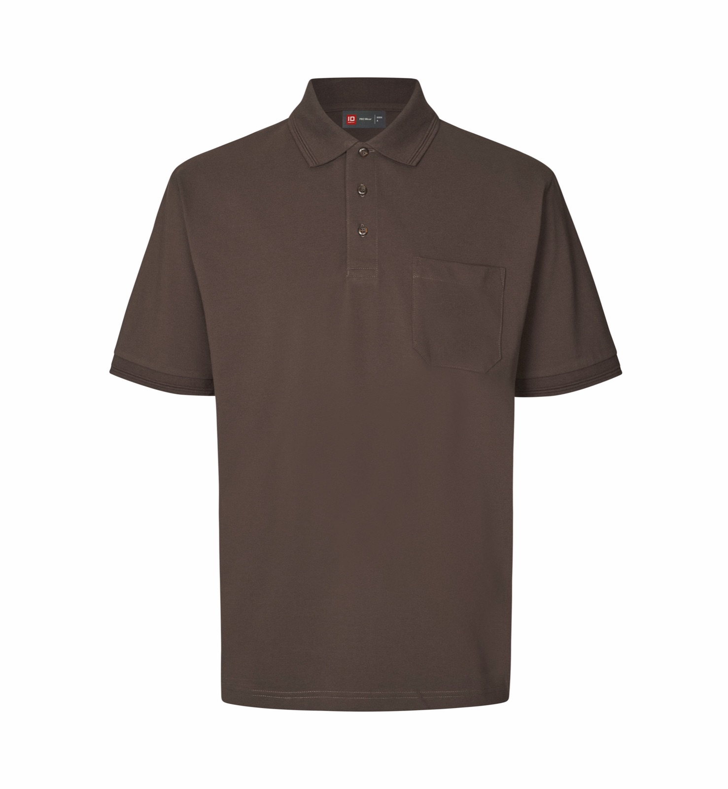 PRO Wear taskuga polosärk, mokakohvi