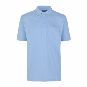 PRO Wear taskuga polosärk, helesinine