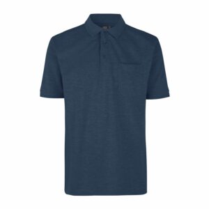 PRO Wear taskuga polosärk, sinine melanž