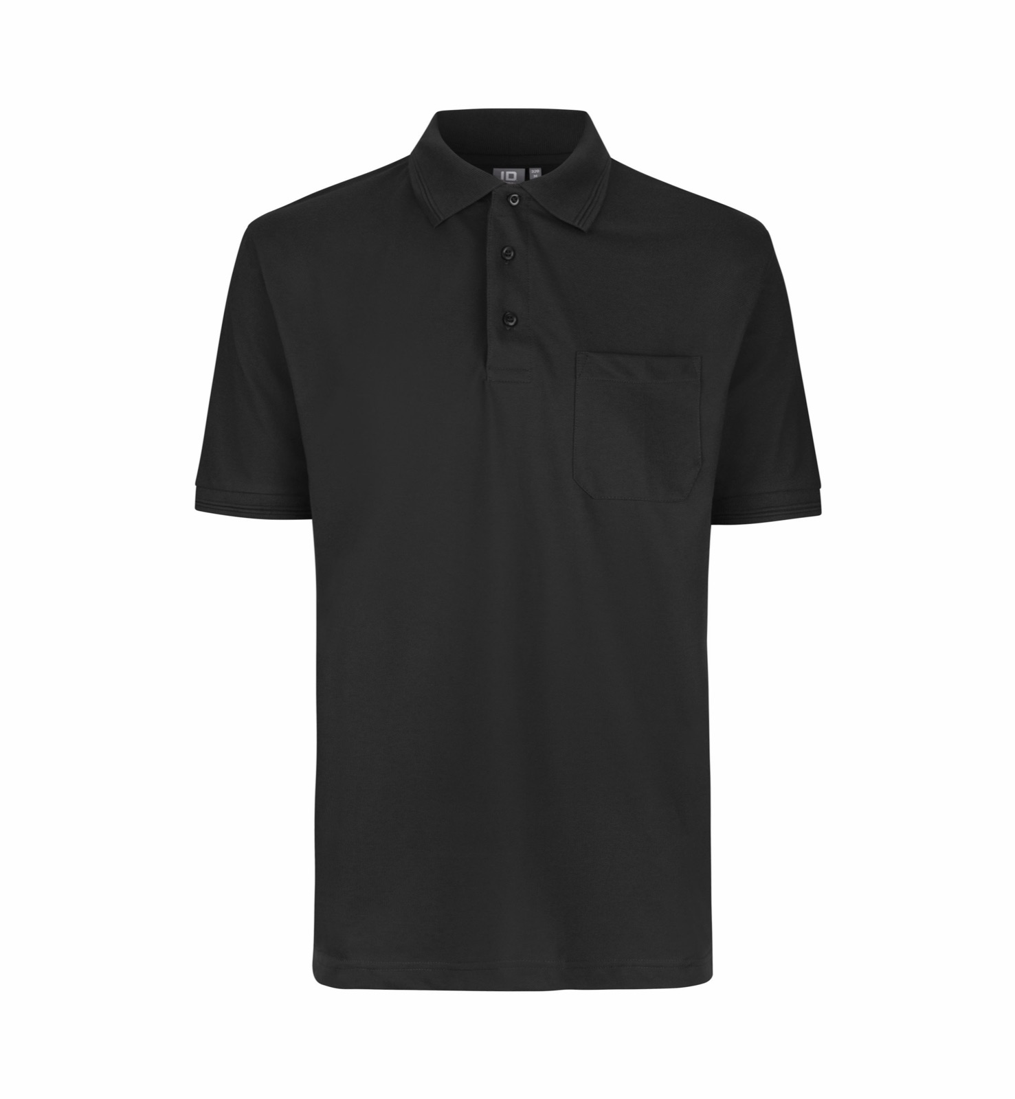 PRO Wear taskuga polosärk, must