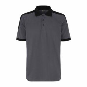 PRO Wear kontrastvärviga polosärk, hõbehall