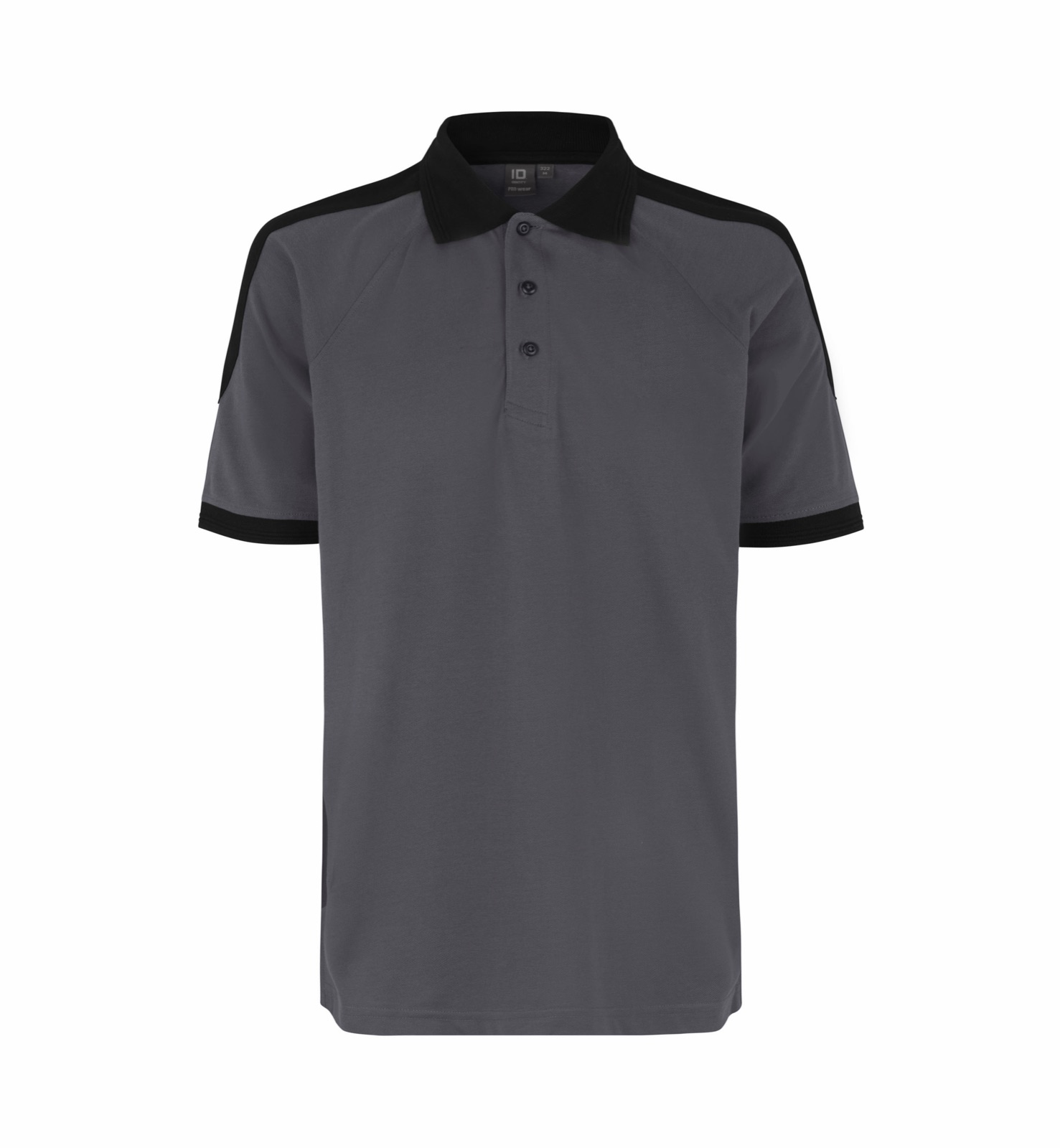 PRO Wear kontrastvärviga polosärk, hõbehall