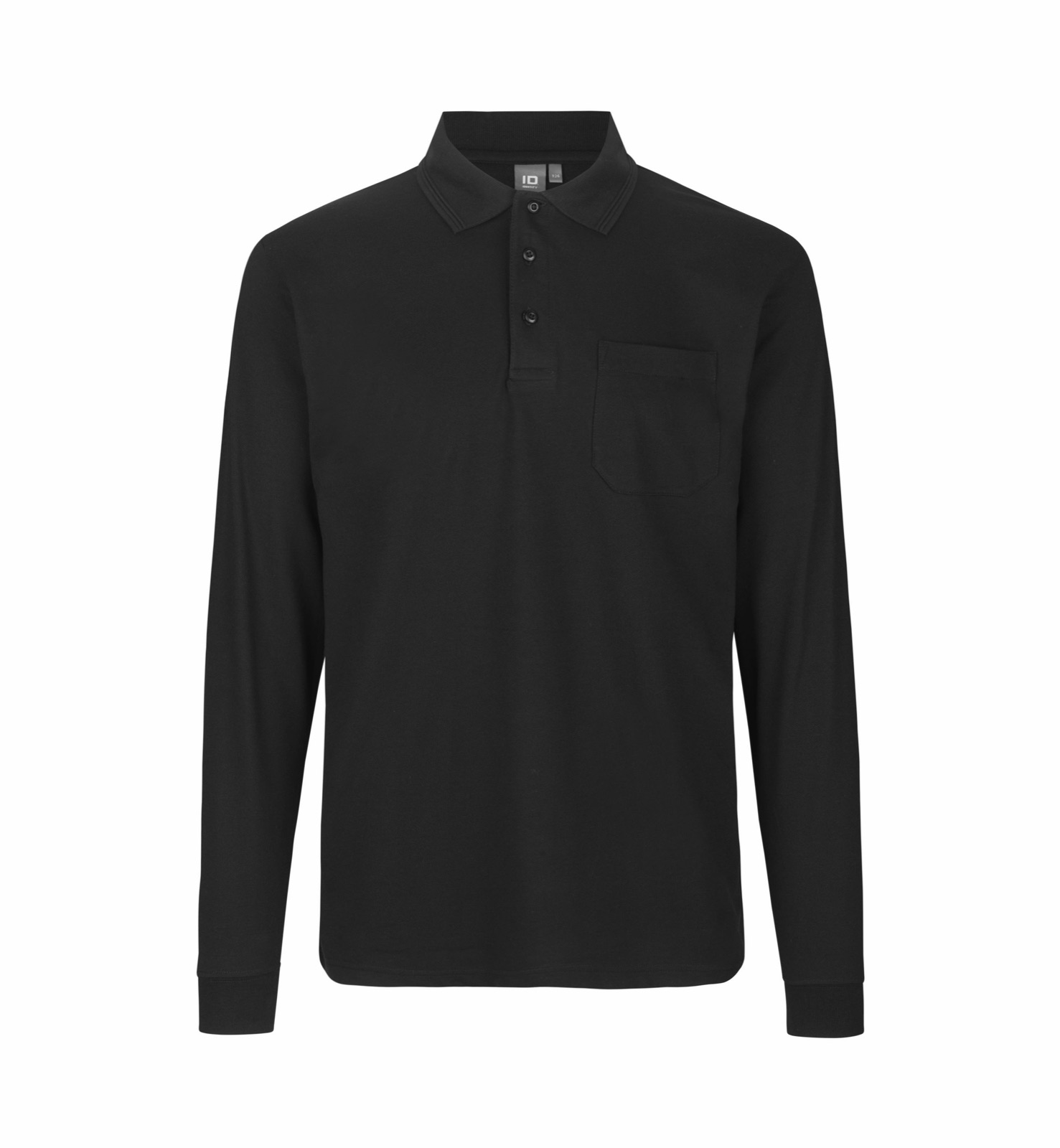 PRO Wear pikkade varrukatega polosärk, must