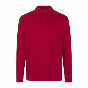 PRO Wear pikkade varrukatega trukkidega polosärk, punane