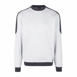 PRO Wear kontrastvärviga dressipluus, valge