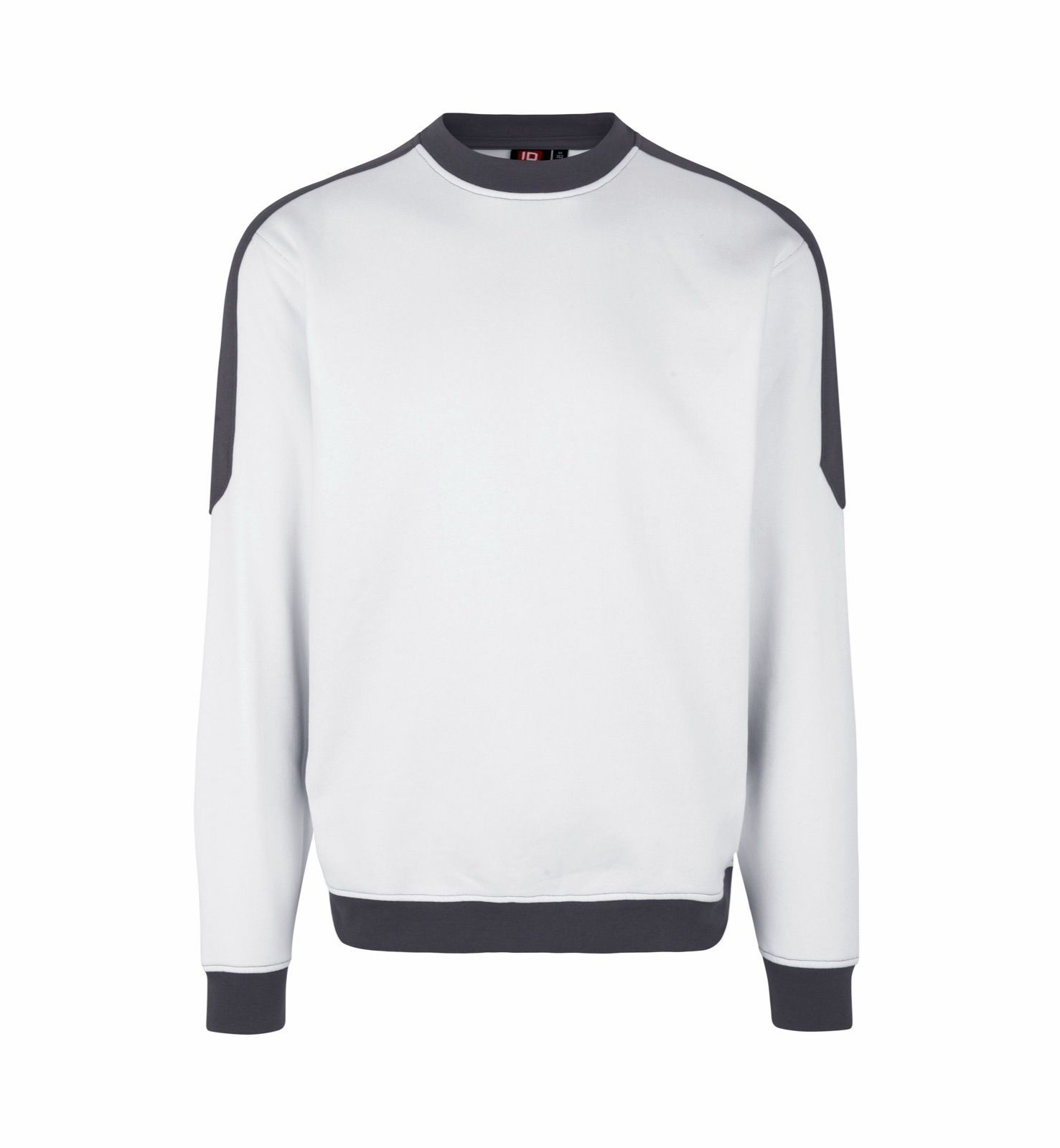 PRO Wear kontrastvärviga dressipluus, valge