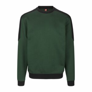 PRO Wear kontrastvärviga dressipluus, pudeliroheline