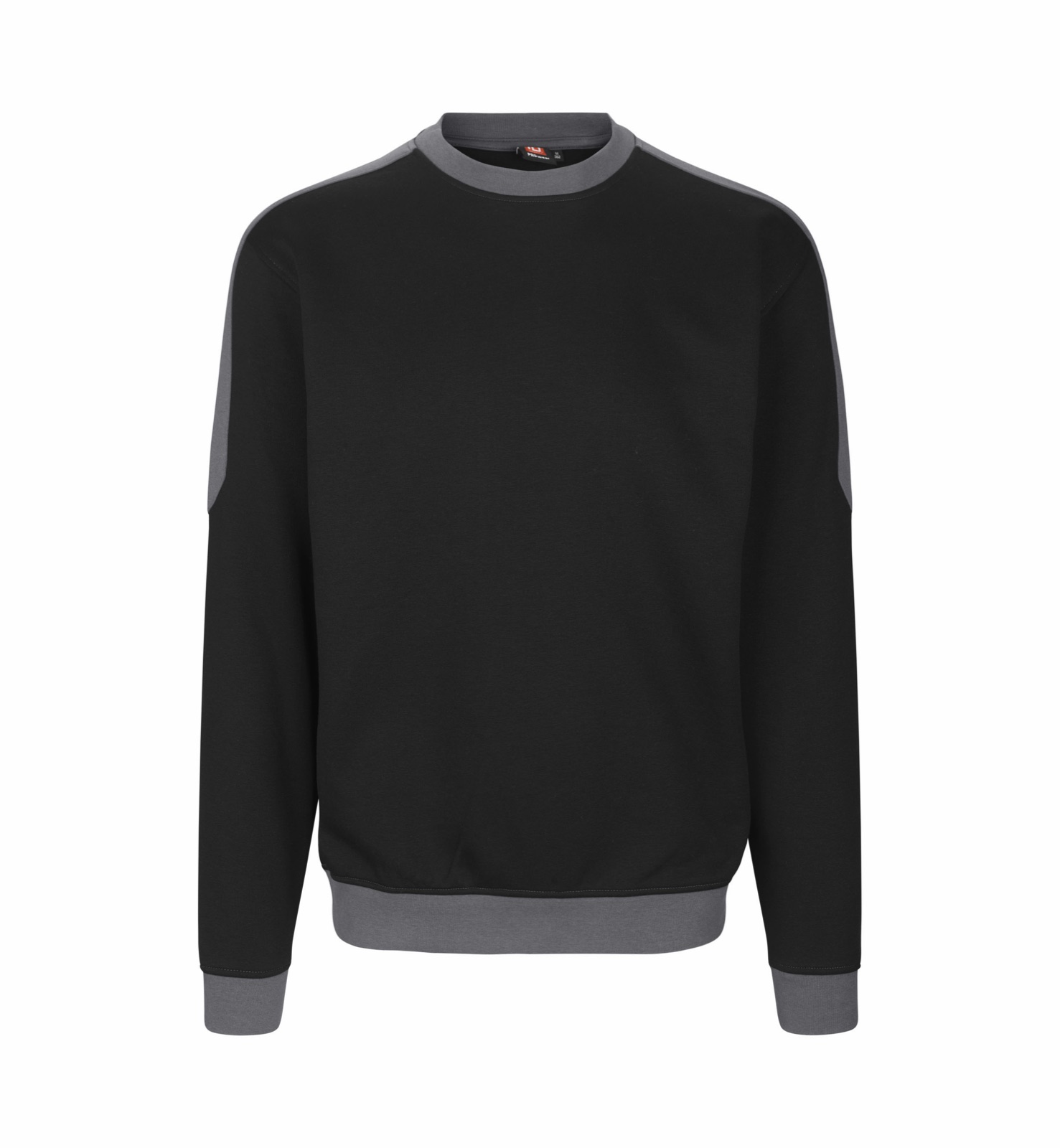 PRO Wear kontrastvärviga dressipluus, must