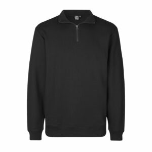 PRO Wear CARE harjamata siseküljega ¼-lukuga dressipluus, must