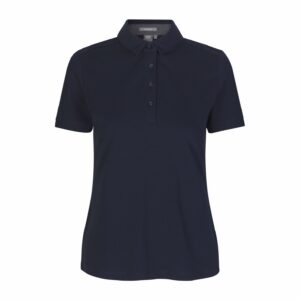 Naiste jersey äripolosärk, tumesinine