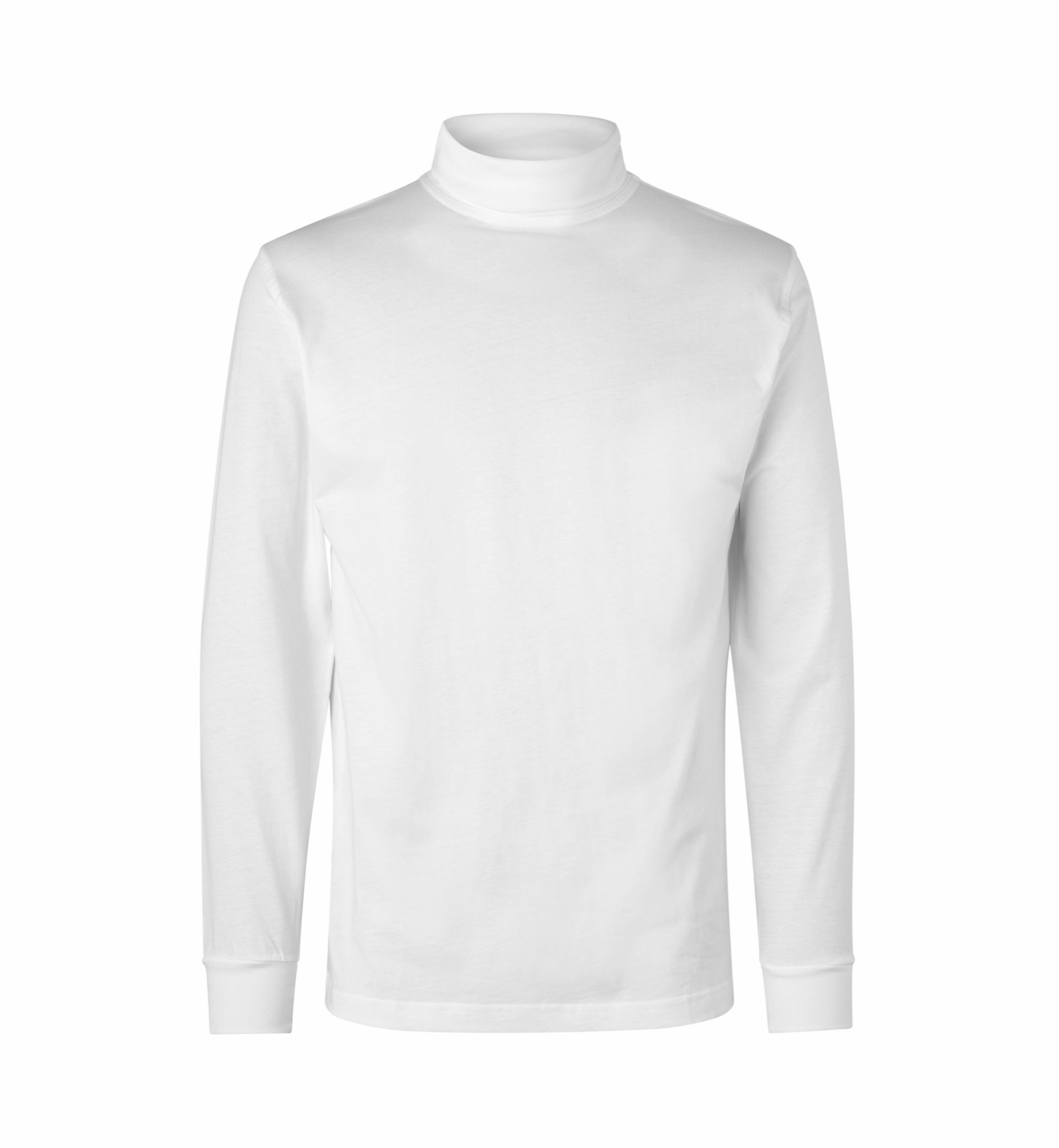 T-TIME® kõrge kaelusega T-särk, valge