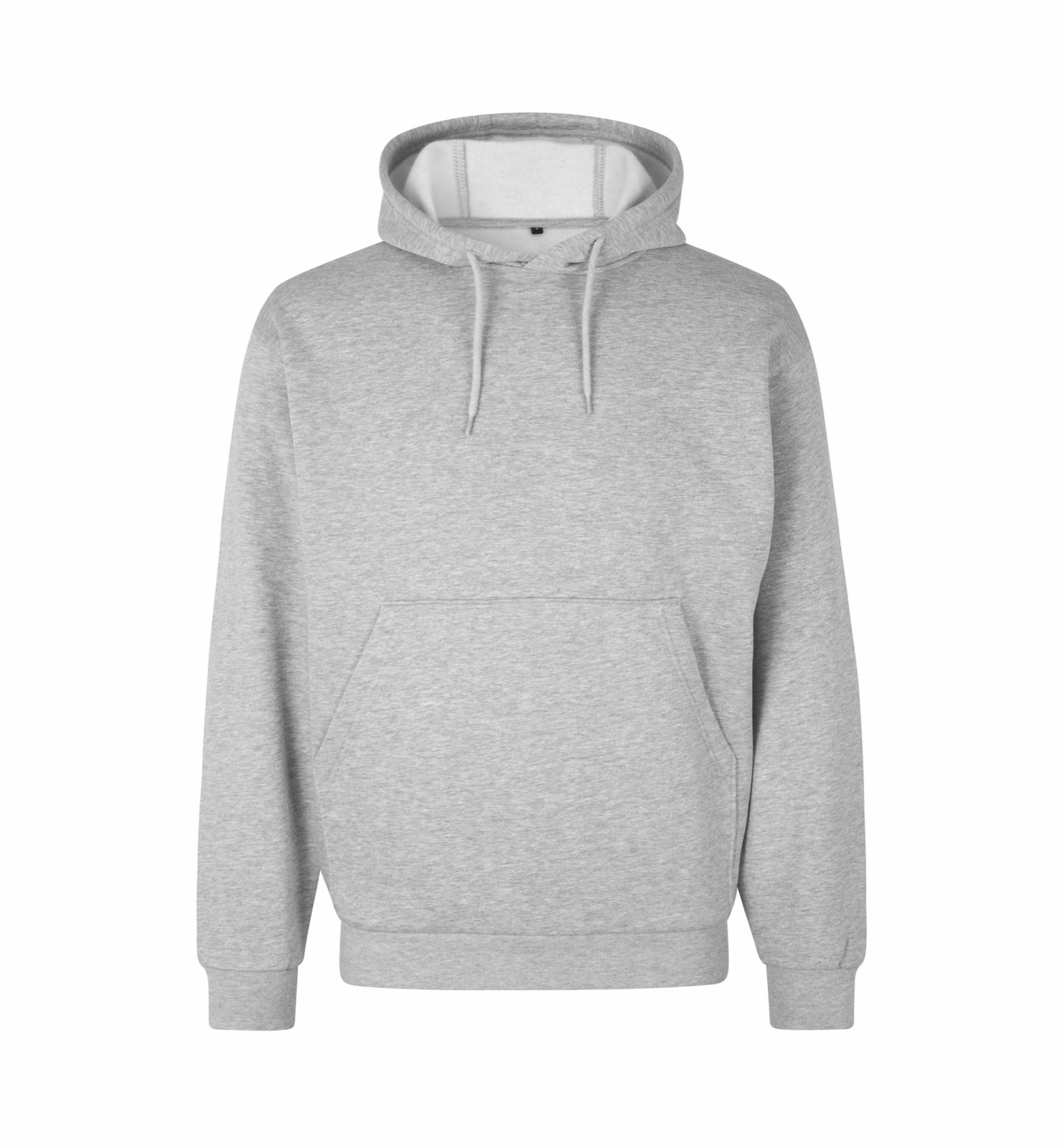 Pehme unisex kapuutsiga pusa kängurutaskuga, hallmelanž