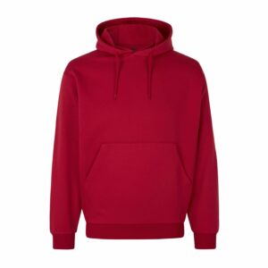 Pehme unisex kapuutsiga pusa kängurutaskuga, punane