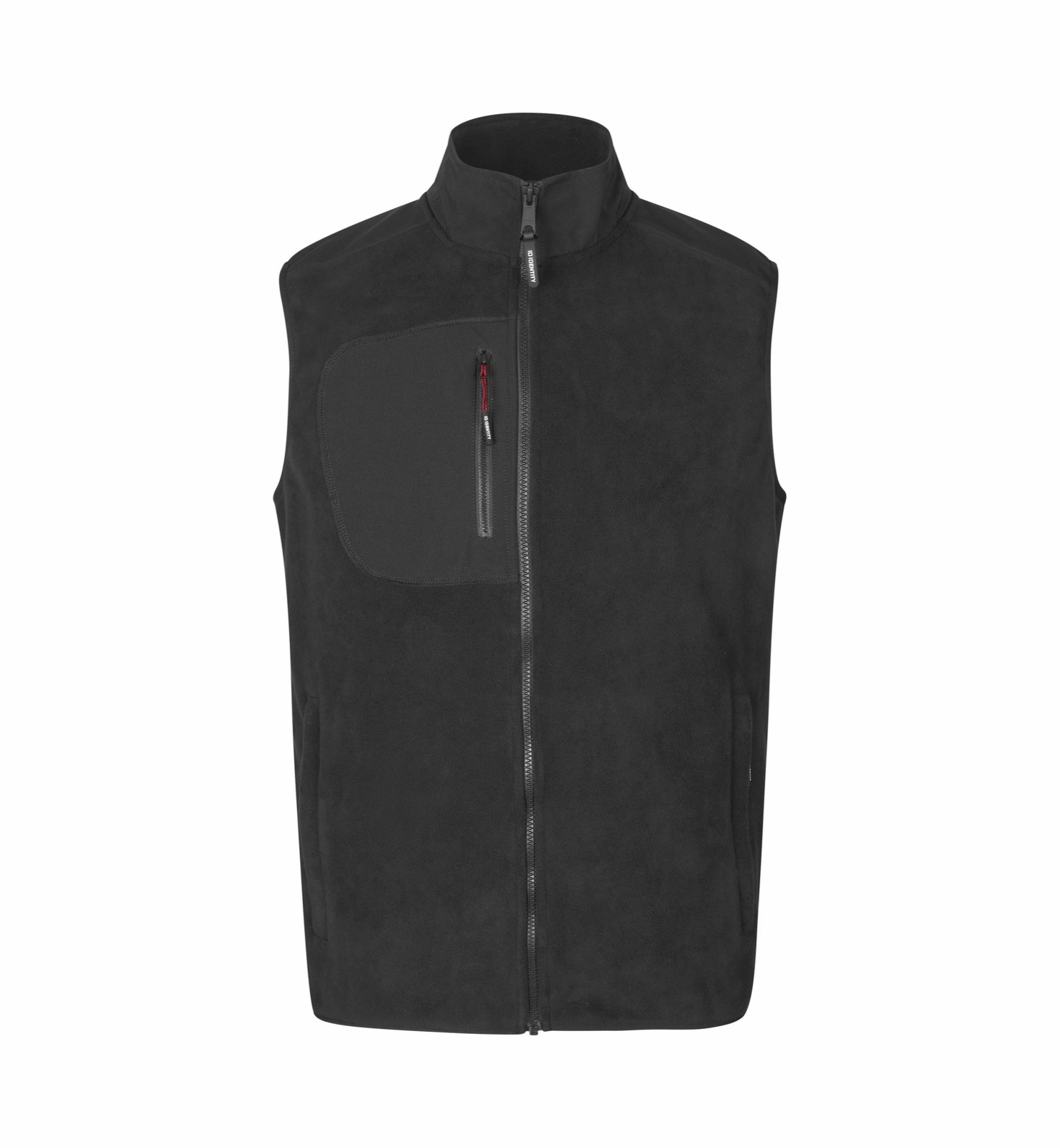 Laminaatfliisist vest, must