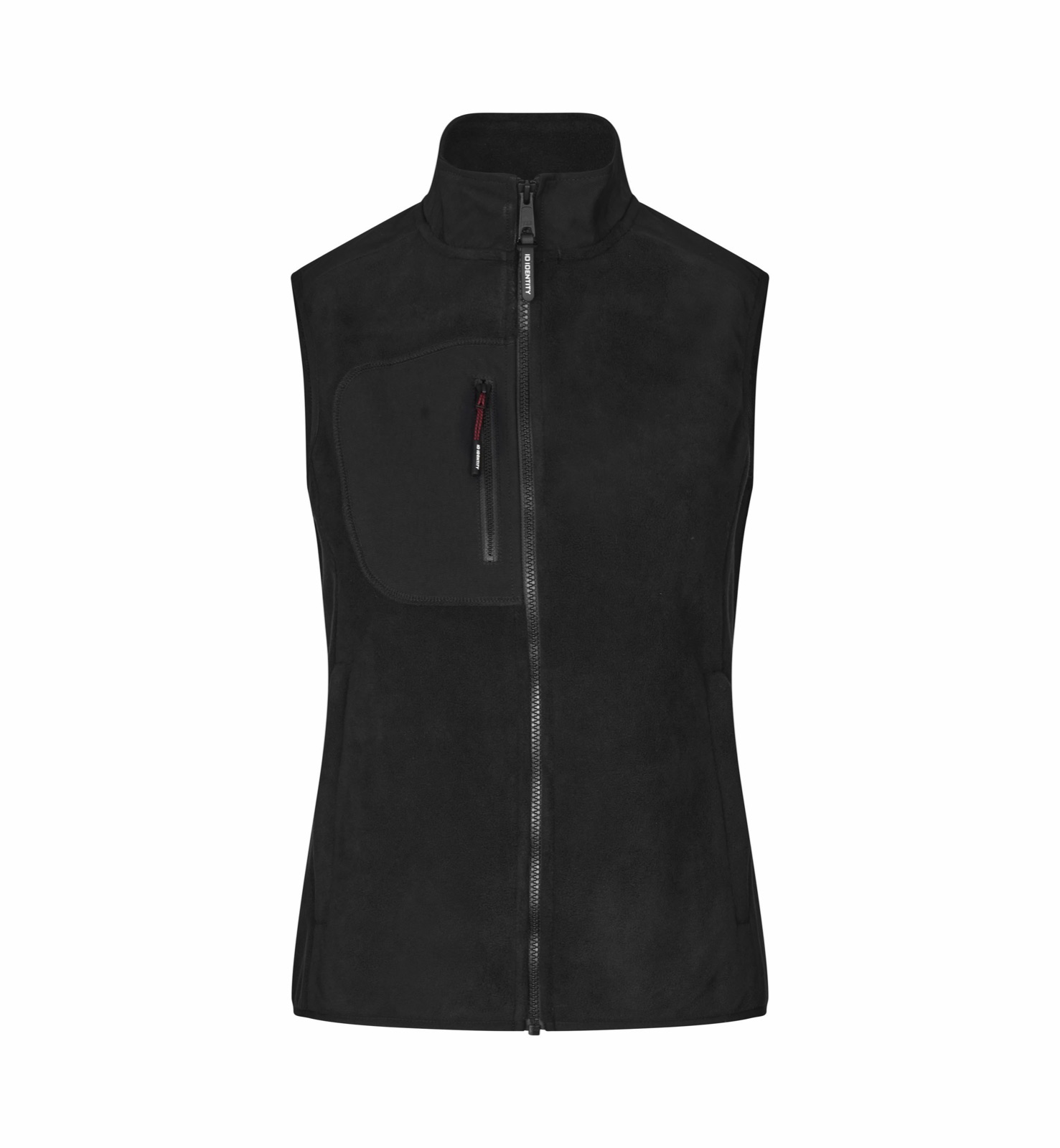 Naiste laminaatfliisist vest, must