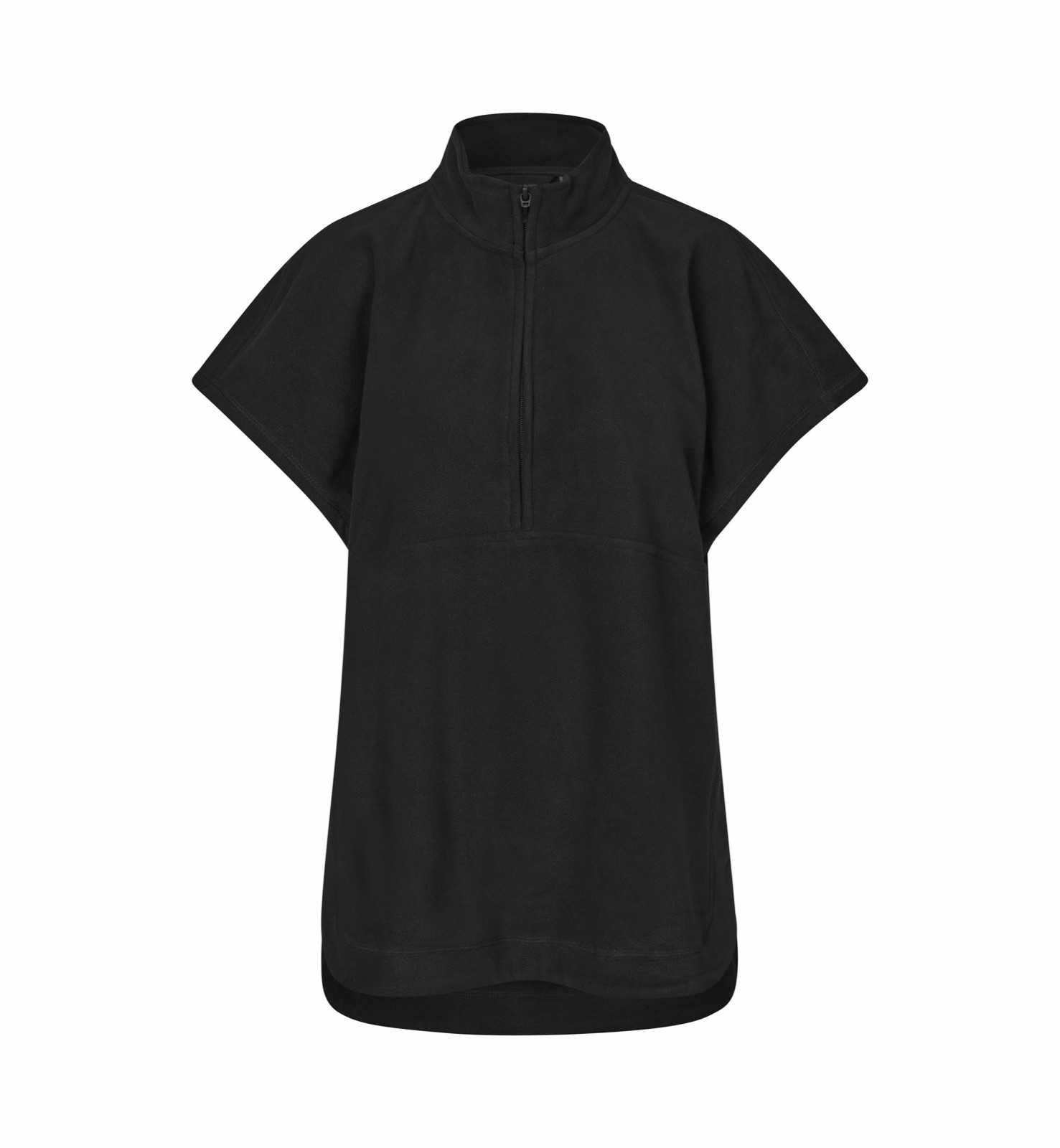 Unisex fliistuunika, must