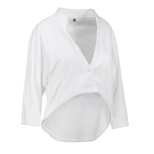 Fliisist unisex bolero, valge