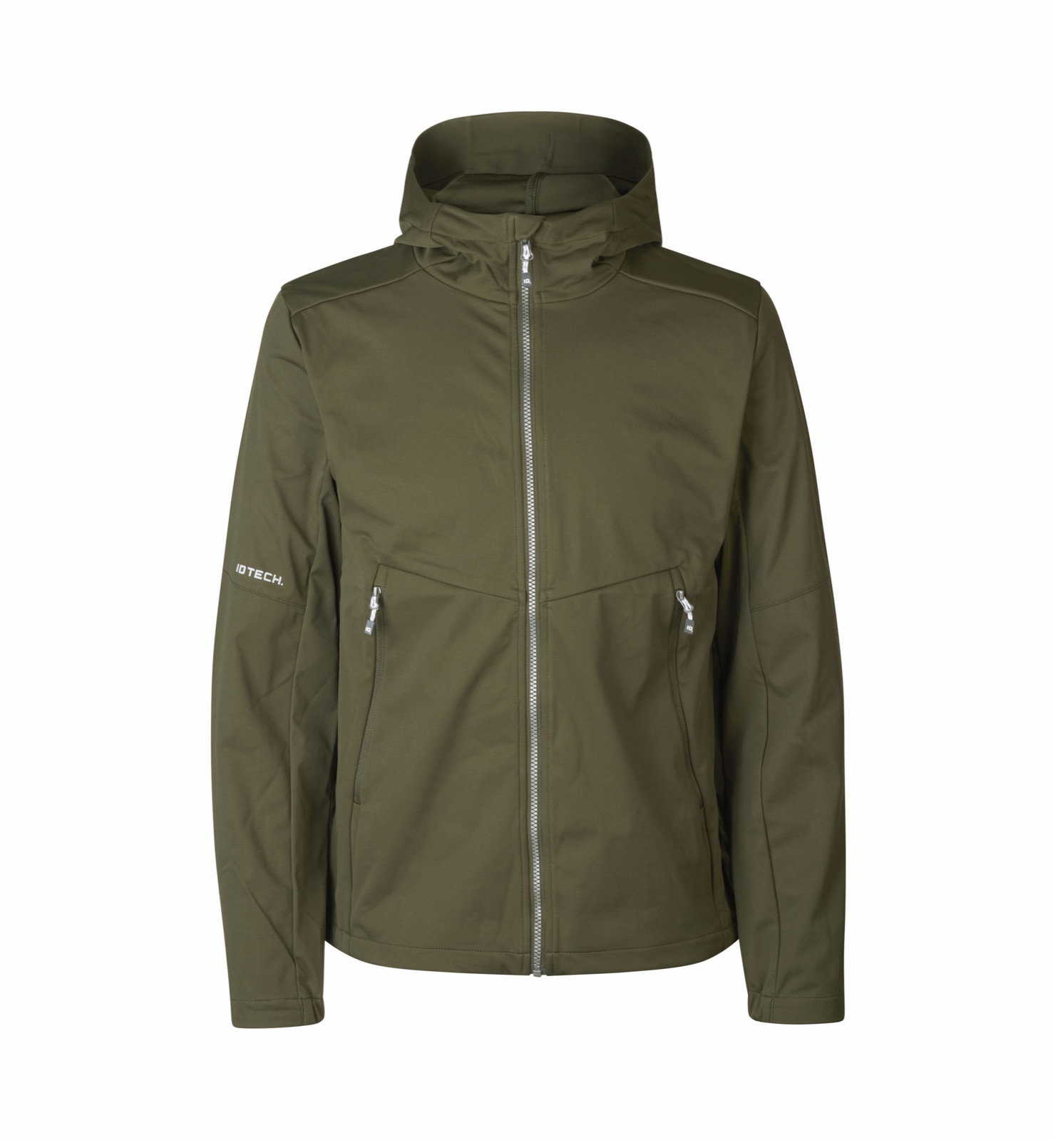 Kerge softshell-jakk, oliivroheline