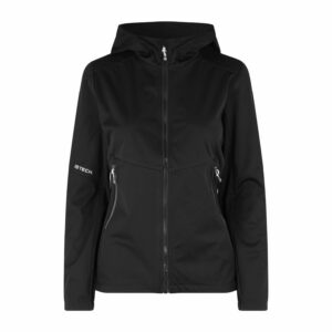 Naiste kerge softshell-jakk, must