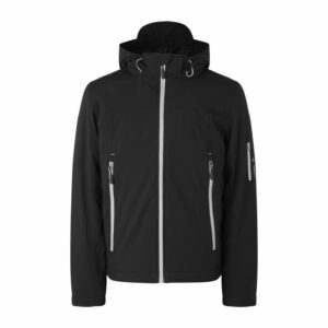 Talvine softshell-jakk, must