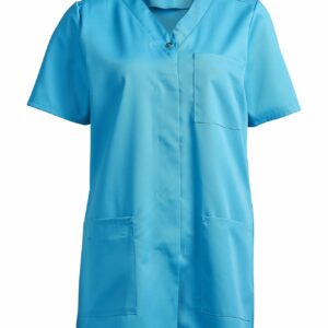 Unisex V-kaelusega särk, türkiis