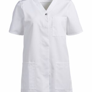 Unisex V-kaelusega särk, valge