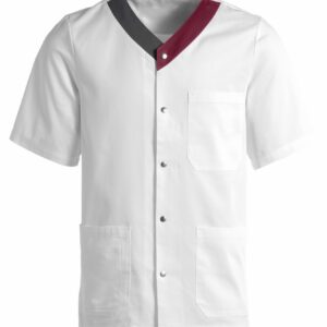 Unisex V-kaelusega särk, veinipunane