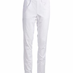 Kummivööga unisex püksid, valge