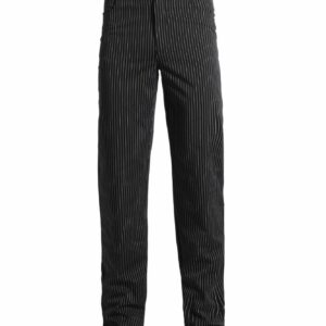 Unisex kokapüksid, must-valge triibuline
